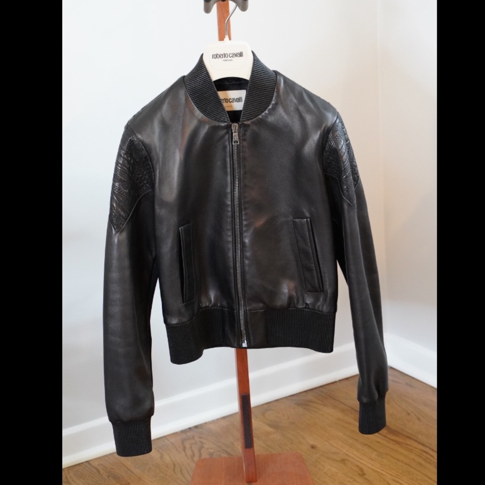 Roberto Cavalli Leather Jacket